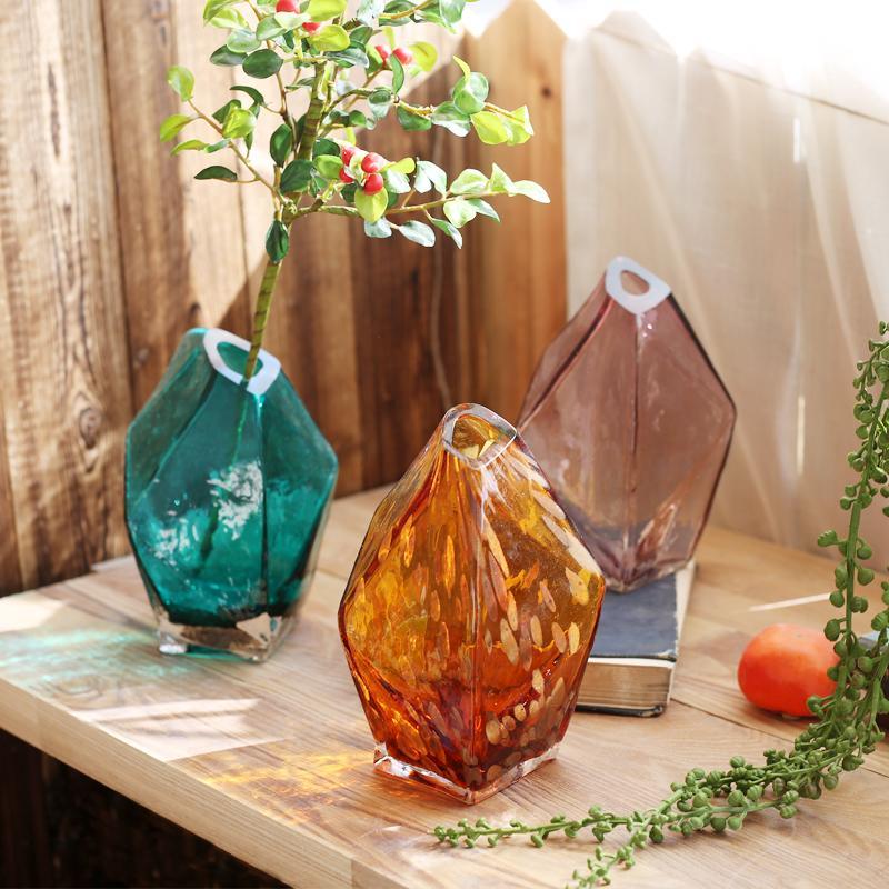 H2 Home Decoration, A Set Of Three Glass Vax