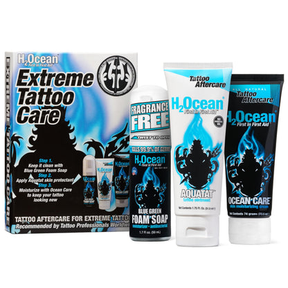 H2Ocean Extreme Tattoo Aftercare Kit – 3-Step Healing with Sea Minerals