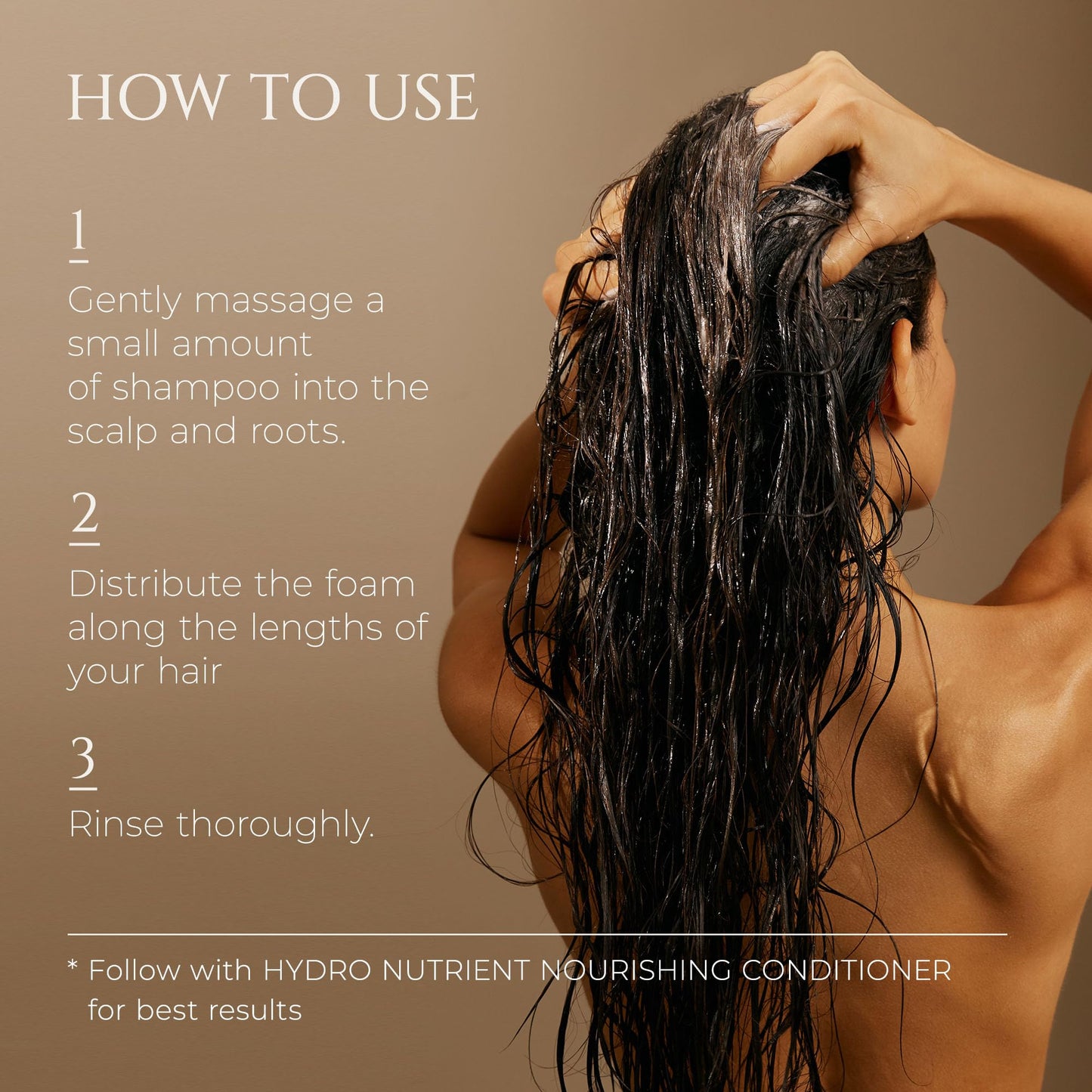 HADAT Hydro Nourishing Moisture Shampoo – Salon-Grade, Sulfate-Free Hydration for Dry, Frizzy or Color-Treated Hair