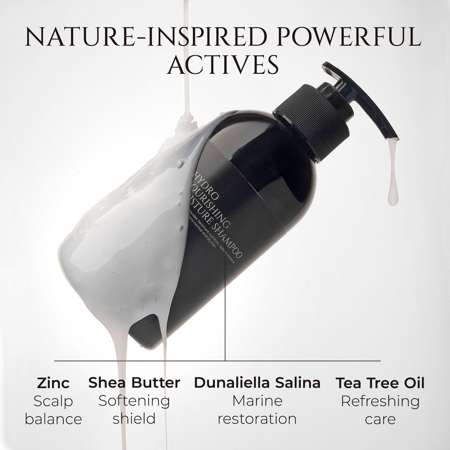 HADAT Hydro Nourishing Moisture Shampoo – Salon-Grade, Sulfate-Free Hydration for Dry, Frizzy or Color-Treated Hair