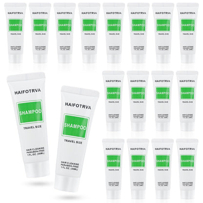 HAIFOTRVA Travel Size Shampoo Bulk Pack – 100x 30ml Mini Bottles for Guests, Travel, Charity