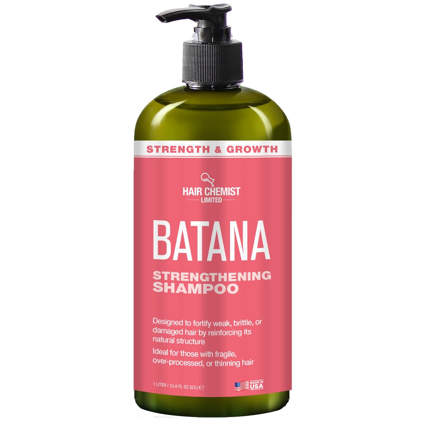 Hair Chemist Batana Strengthening Shampoo 33.8 oz | Strengthen & Nourish Hair