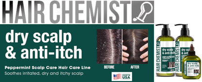 Hair Chemist Conditioner | Dry Scalp & Anti-Itch Peppermint, 33.8 oz, Paraben/Sulfate/Phthalate Free, Made in USA