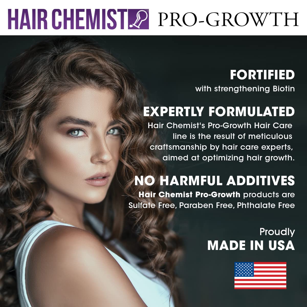 Hair Chemist Pro-Growth Shampoo with Biotin | 33.8 oz