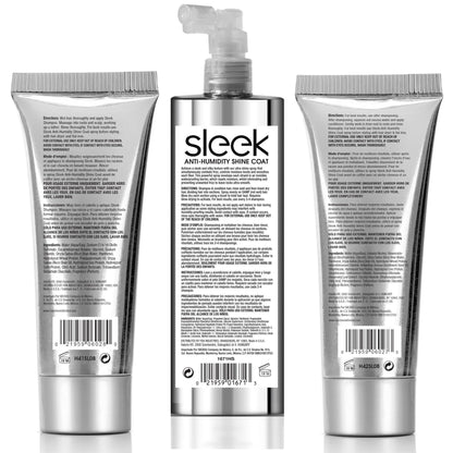 Hair Chemist Sleek Anti-Humidity 3-Piece Set: Shampoo, Conditioner & Shine Coat