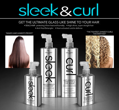 Hair Chemist Sleek Anti-Humidity 3-Piece Set: Shampoo, Conditioner & Shine Coat