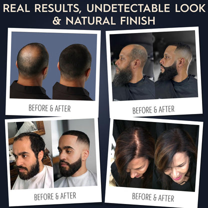 Hair Illusion Black Real Hair Fibers for Thinning Hair – 18g