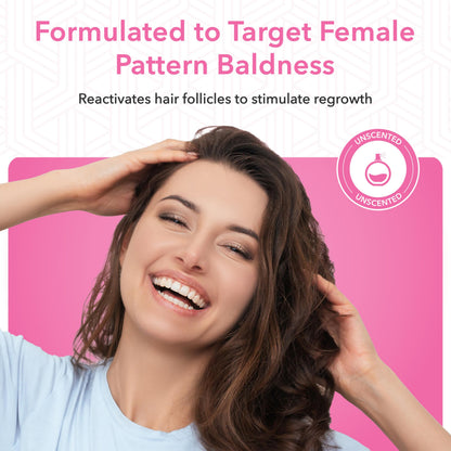 Hair Regen 2% Minoxidil for Women – Extra Strength Topical Solution (6 Pack)