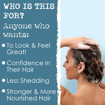 Hair Thickness Maximizer Castor Oil Shampoo Bar for Hair Growth – Eco-Friendly & Color Safe