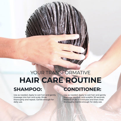 Hairmax Density Haircare Set: Shampoo, Conditioner & Booster for Thinning Hair