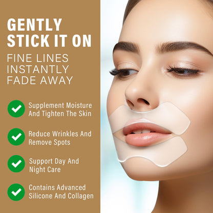 Hajoyful Lip Wrinkle Patches – Smooth Fine Lines with Silicone & Collagen