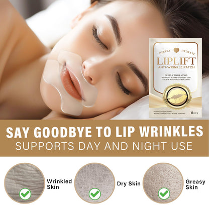 Hajoyful Lip Wrinkle Patches – Smooth Fine Lines with Silicone & Collagen