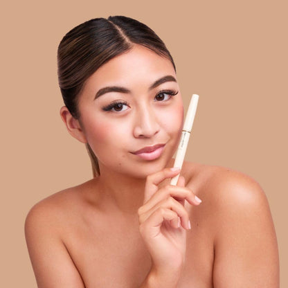 HALEYS Precision Brow Pen (Taupe) — 2-in-1 Definition + Hold, 16HR Matte Brow