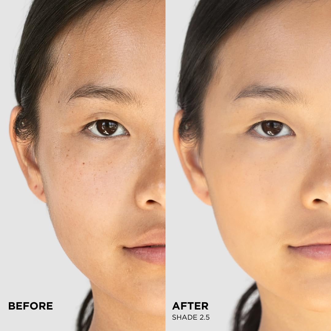HALEYS Re-cover Pressed Powder Foundation — Medium-to-Full Coverage, Oil Control, Soft Matte Finish, Shade 4.25