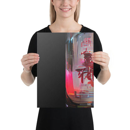 Half Black Half Báijiǔ - Canvas Print