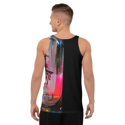 Half Black Half Báijiǔ - Mens Tank Top