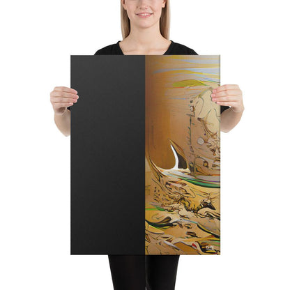 Half Black Half Gāolàng - Canvas Print