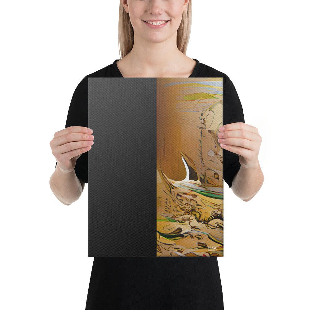 Half Black Half Gāolàng - Canvas Print