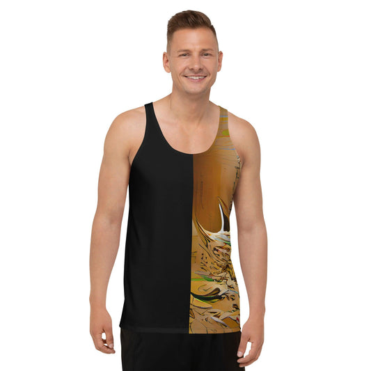 Half Black Half Gāolàng - Mens Tank Top