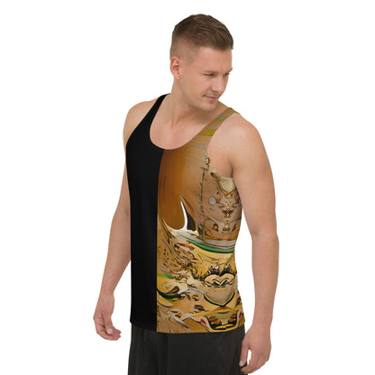 Half Black Half Gāolàng - Mens Tank Top