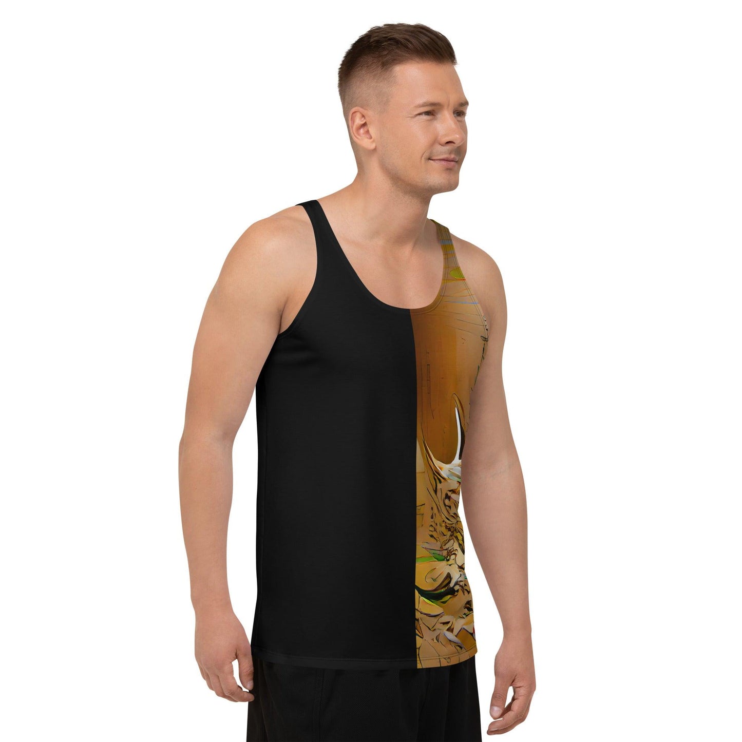 Half Black Half Gāolàng - Mens Tank Top