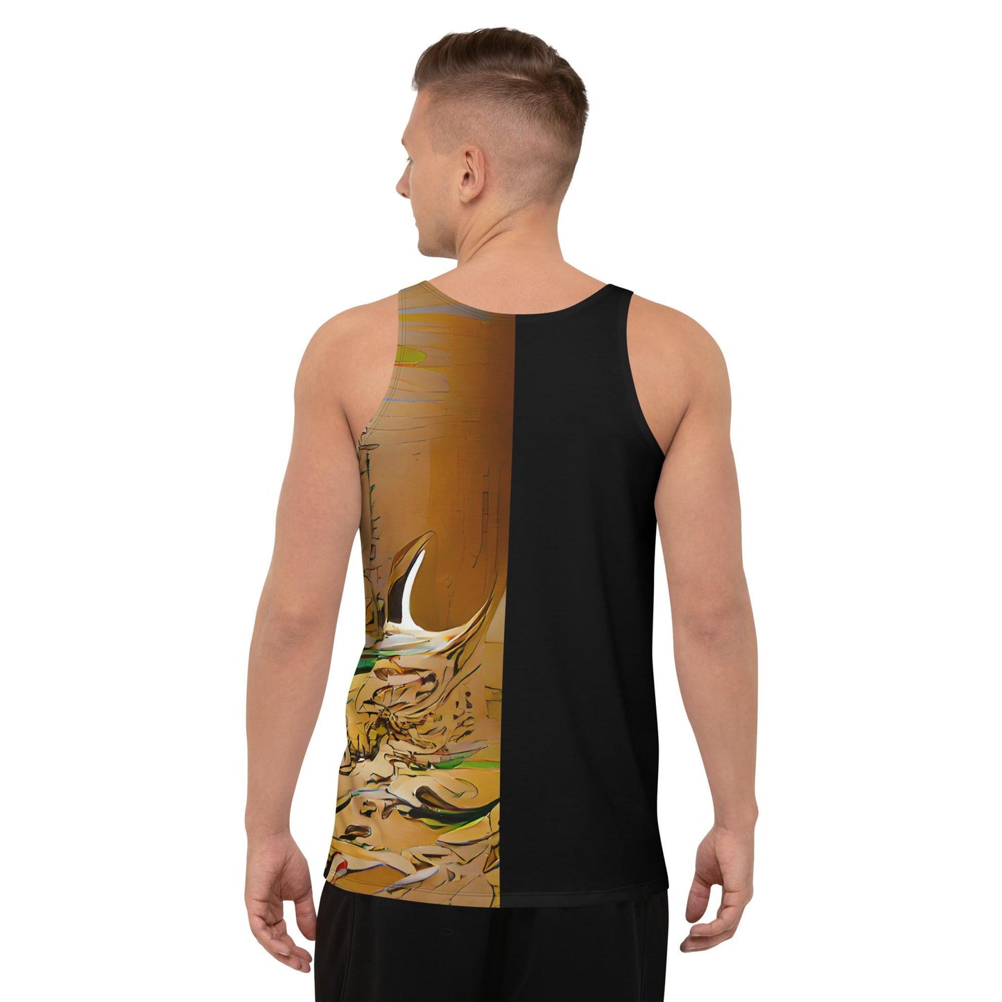 Half Black Half Gāolàng - Mens Tank Top