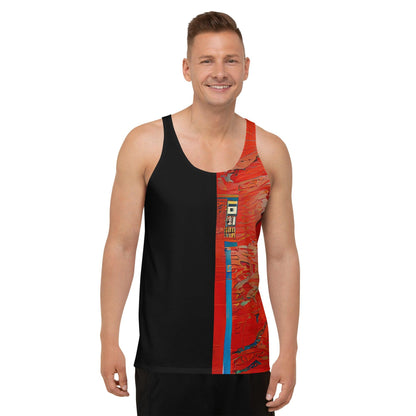 Half Black Half Hónghǎi - Mens Tank Top