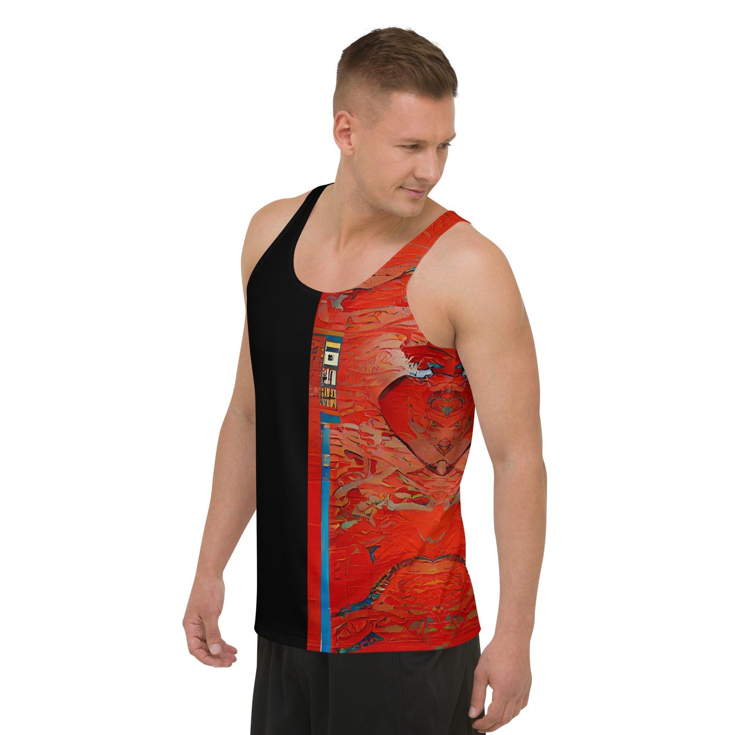 Half Black Half Hónghǎi - Mens Tank Top