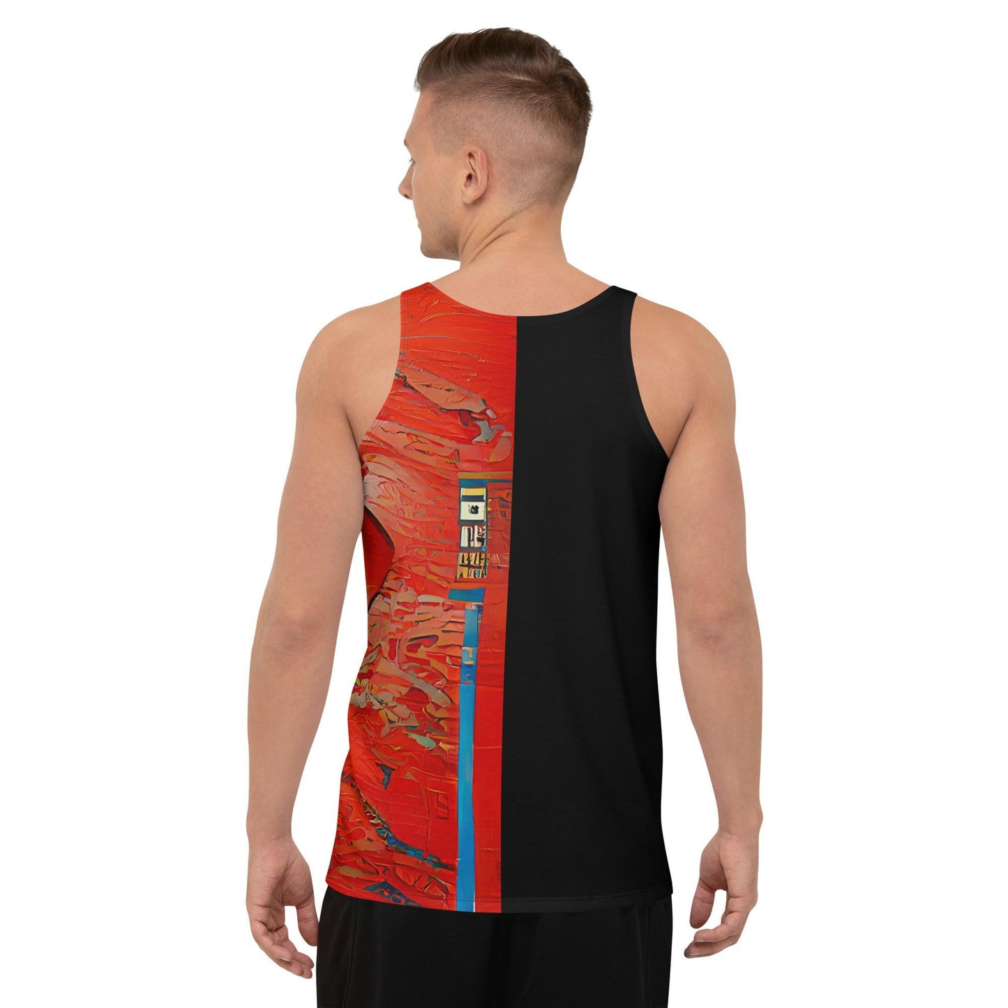 Half Black Half Hónghǎi - Mens Tank Top