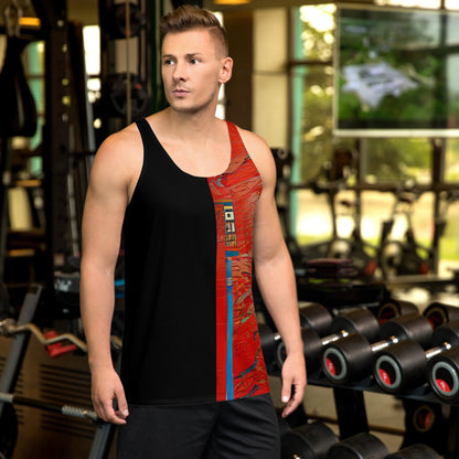 Half Black Half Hónghǎi - Mens Tank Top