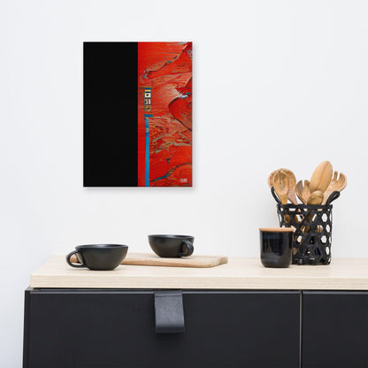 Half Black Half Hónghǎi - Canvas Print