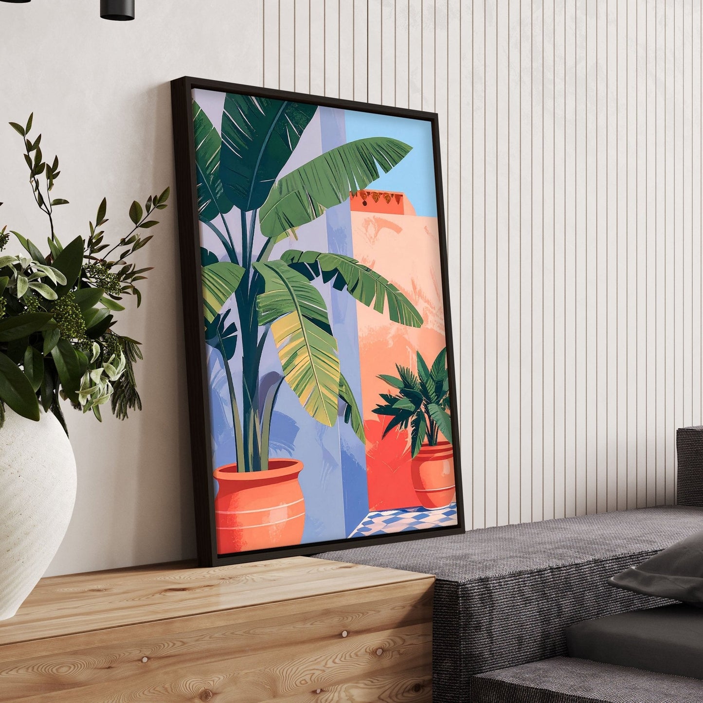 Hallway Wall Decor | Set of 2 Moroccan Inspired Wall art Prints