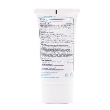 Hanalei Mineral Sunscreen Face Moisturizer SPF 50 – Dermatologist Tested, Reef-Safe, 3-in-1 Hydrating Primer