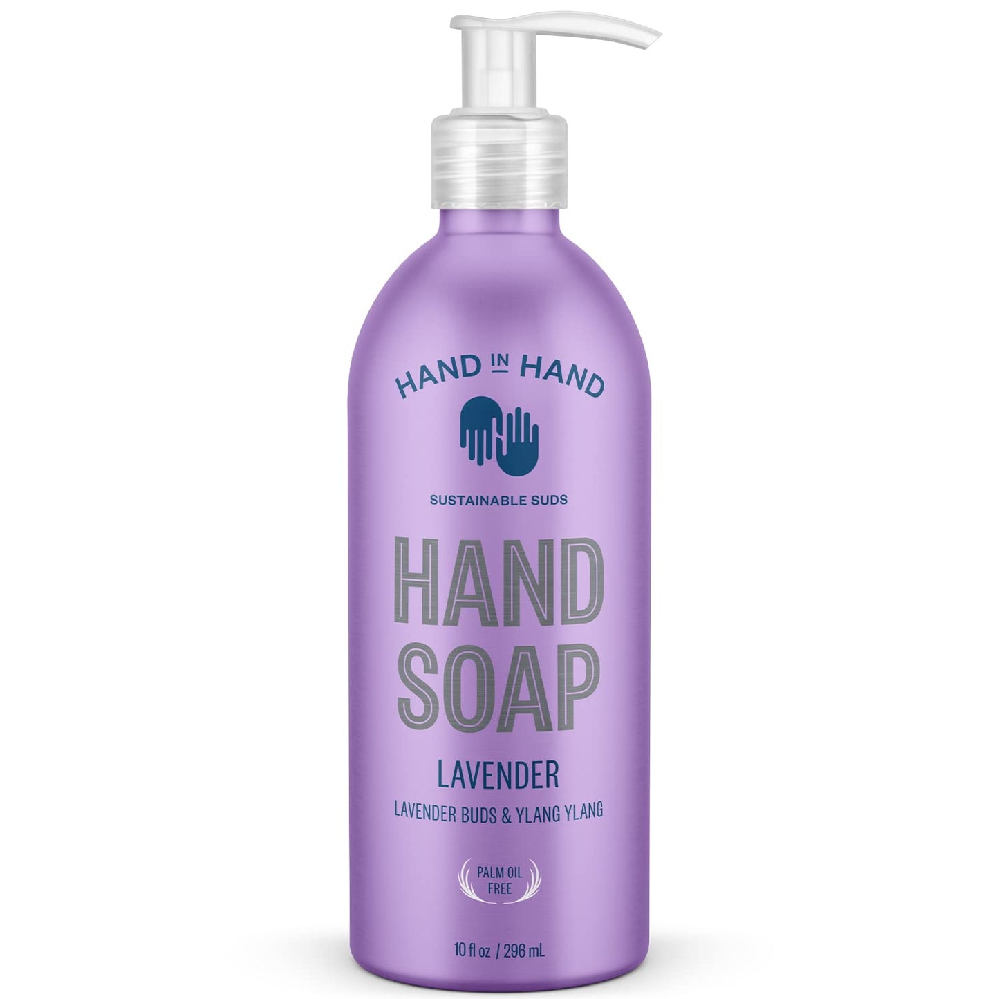 Hand in Hand Nourishing Liquid Hand Soap – Lavender Buds & Ylang Ylang, 4-Pack