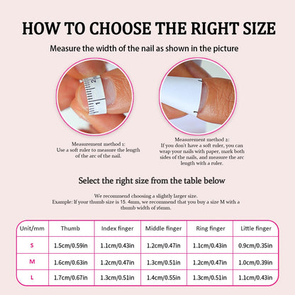 Handmade Press-On Nails | Short Square 3D Floral Pink French Tip with Rhinestones (10pcs)