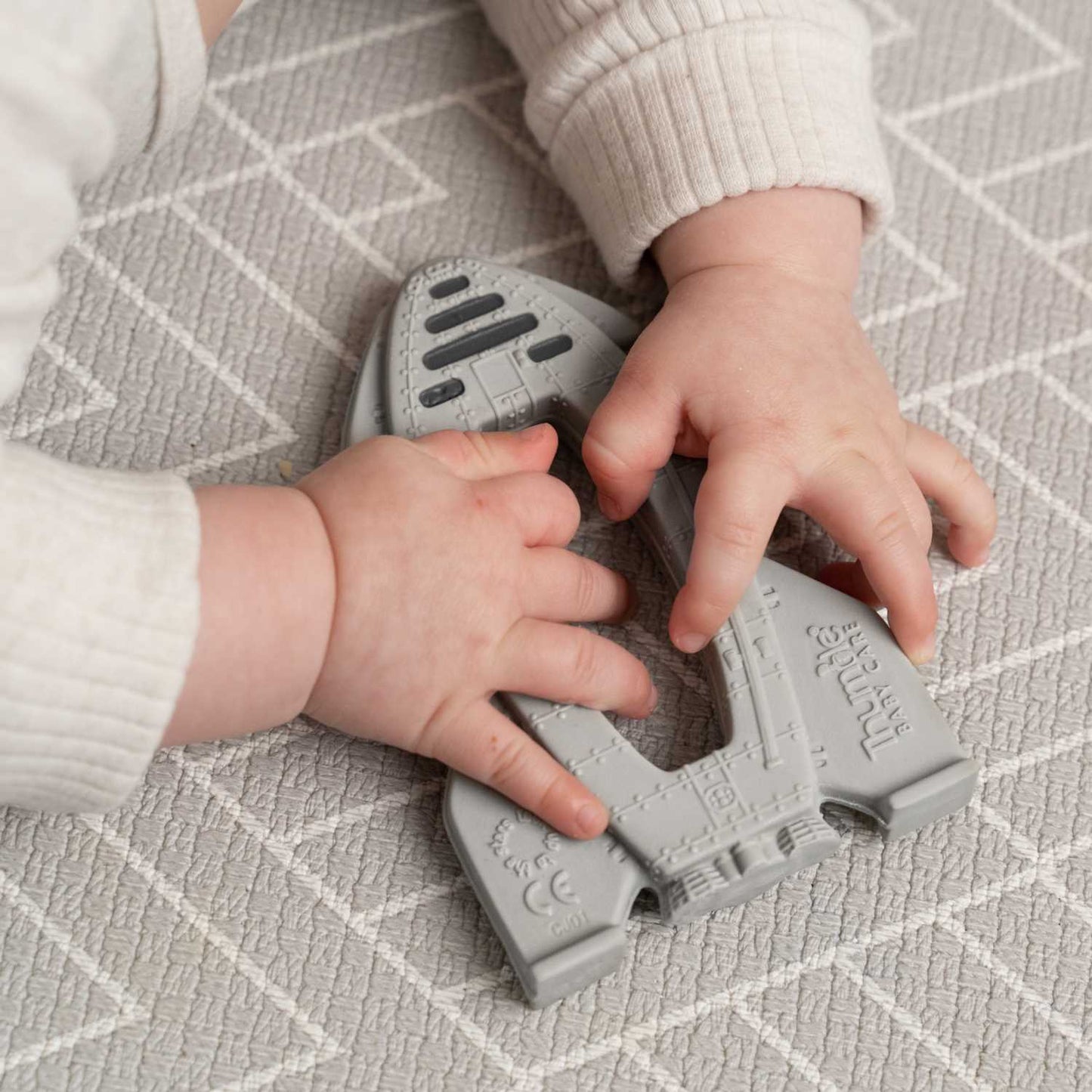 OrBITEr® Natural Rubber Space Themed Baby Toy (Rocket)
