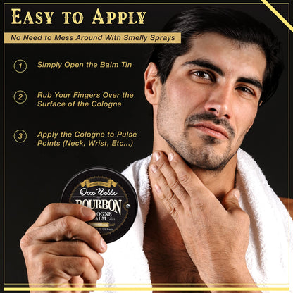 Handy Hound Occo Bobbo Solid Cologne – Bourbon & Sandalwood, 2 oz for Men