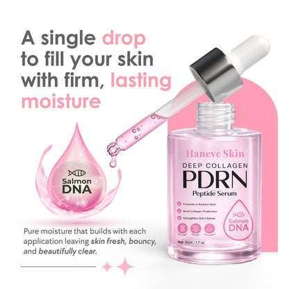 Deep Collagen PDRN Serum with Salmon DNA & Niacinamide – Haneve Skin 50ml