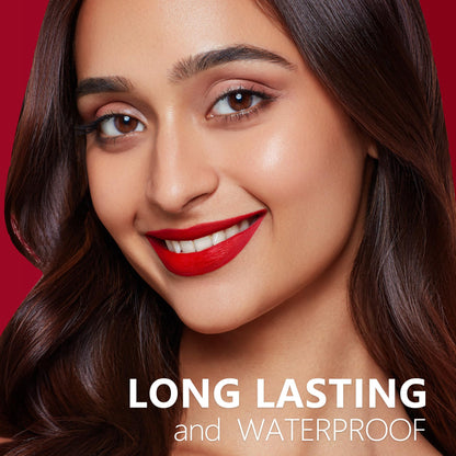 HANLADY Nude Brown Dark Red Lipstick 3pc – Long-Wearing Matte Lip Colors (Vegan & Cruelty-Free)