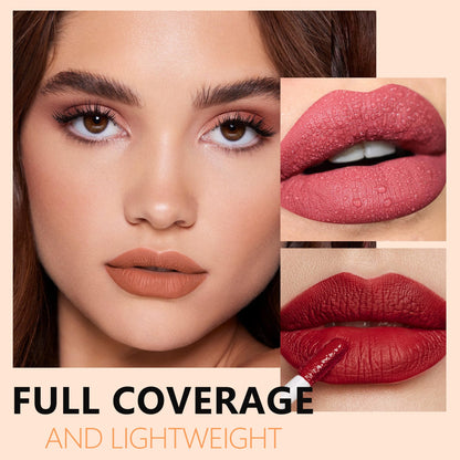 HANLADY Nude Berry Pink Lipstick 3pc – Long Lasting Matte Lip Color A61/66/44