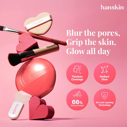 Hanskin DD Cream Foundation – Lightweight Korean BB Cream with Pore-Blur, Buildable Coverage | 1.18 fl oz (12C Fair)