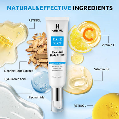 HANYWIL Dark Spot Serum for Face & Body – 2 oz