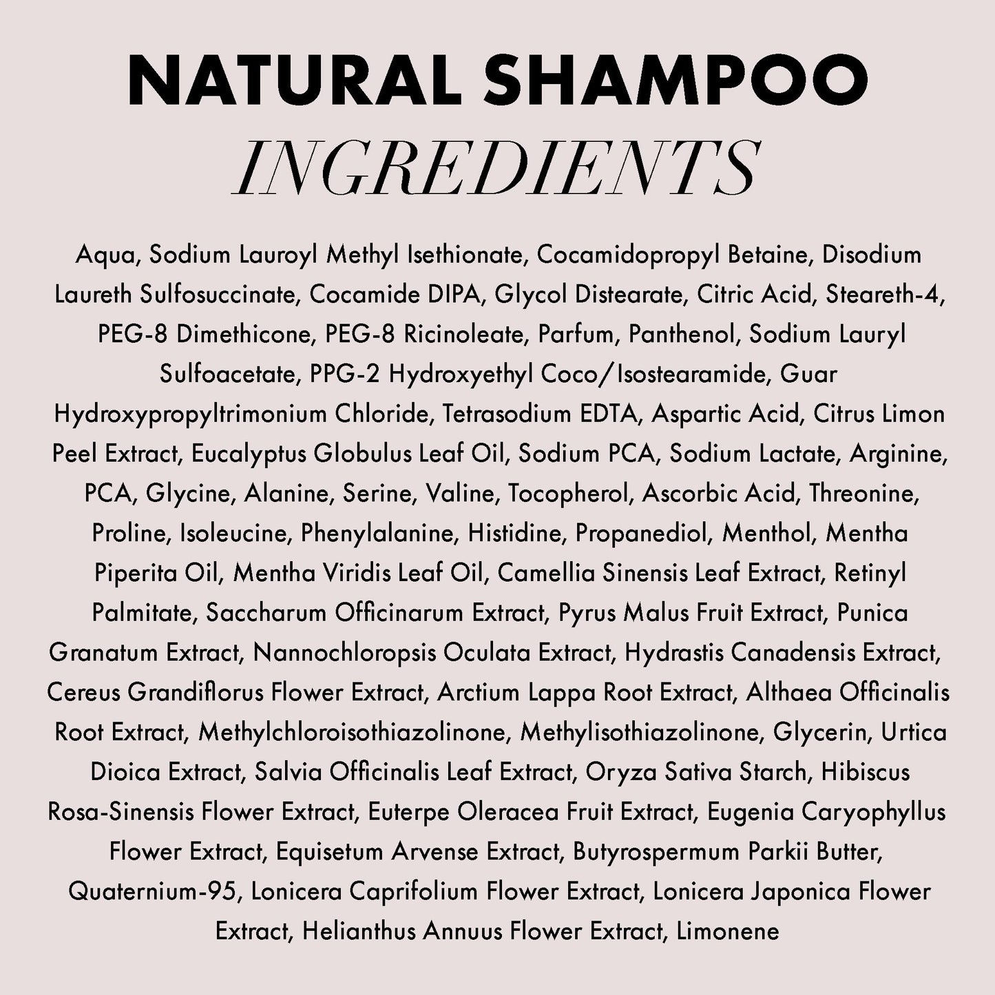 Hanz de Fuko Premium Natural Shampoo – Sulfate & Paraben Free, 8 oz, 16+ Plant Extracts