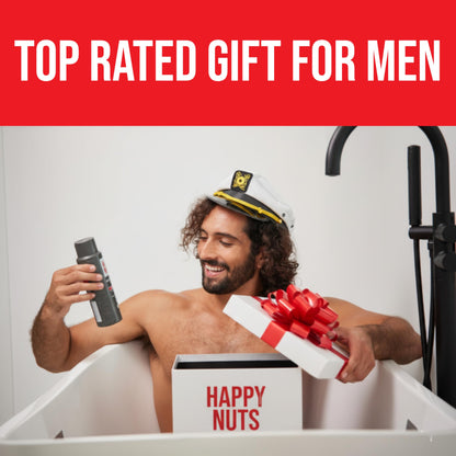Happy Nuts Whole Body Deodorant for Men – All-Day Odor Protection, Big Wood Scent