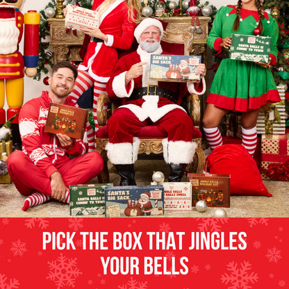 Happy Nuts Santa’s Big Sack: 4-in-1 Men’s Care Gift Box for Holidays