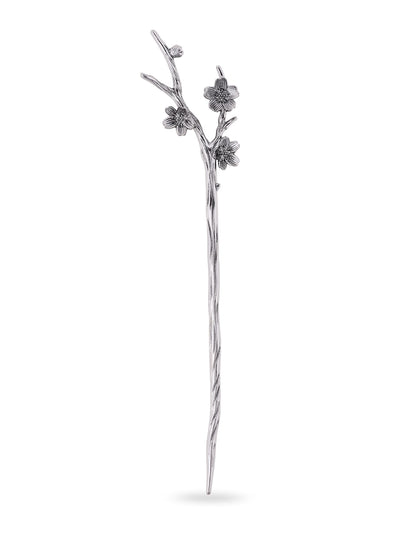 HAQUIL Black Plum Hairpin Stick Barrette – Vintage Long Hair Accessory for Women