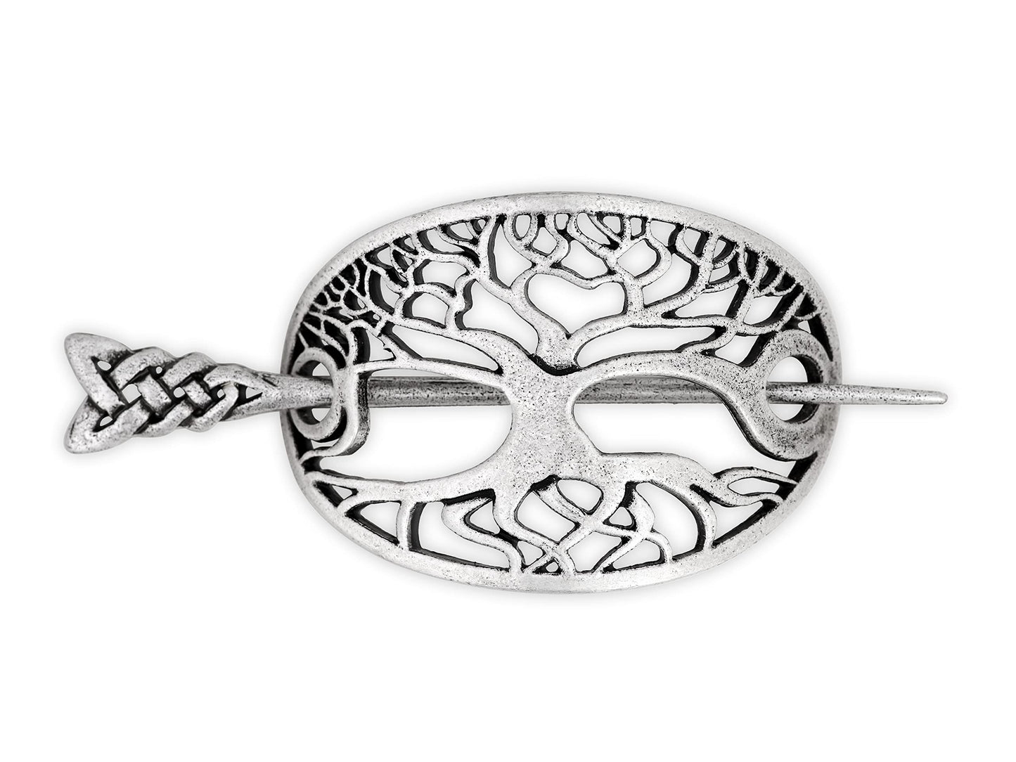 HAQUIL Celtic Hairpin Barrette – Vintage Long-Hair Accessory for Women