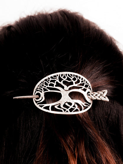 HAQUIL Celtic Hairpin Barrette – Vintage Long-Hair Accessory for Women