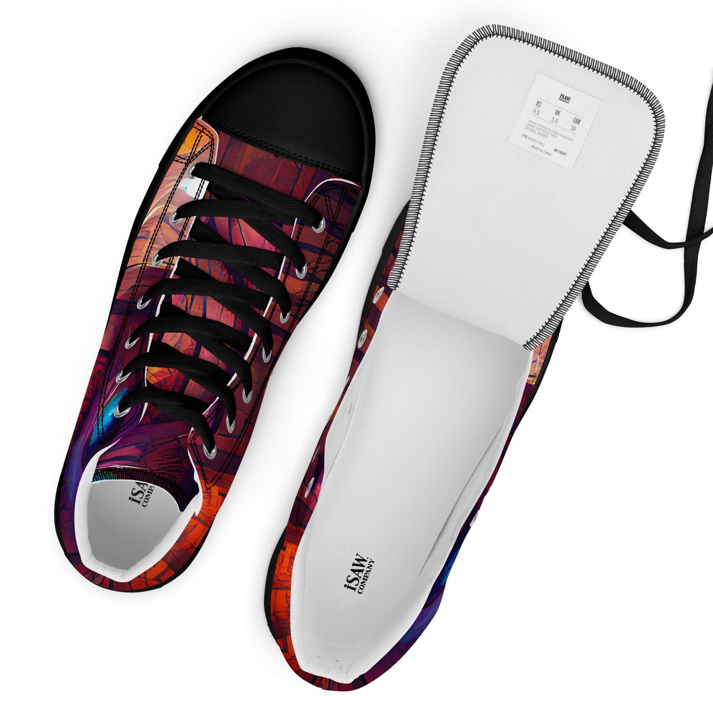 Hardwood - Mens High-Top Canvas Shoes