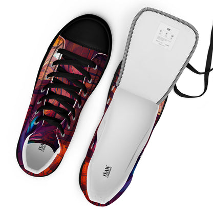 Hardwood - Mens High-Top Canvas Shoes
